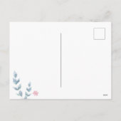 Geometrische Floral Moederdag Holiday Post Kaart (Achterkant)