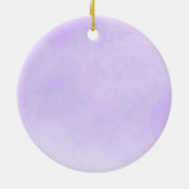 Geometrische Floral Paars 50 Jubileum Keramisch Ornament (Achterkant)