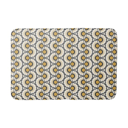 Geometrische Floral Pattern Badmat (Voorkant)