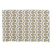 Geometrische Floral Pattern Kussensloop (Voorkant-Links)
