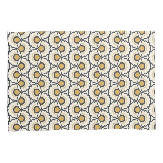 Geometrische Floral Pattern Kussensloop (Voorkant-Rechts)