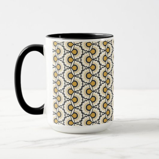 Geometrische Floral Pattern Mok (Links)