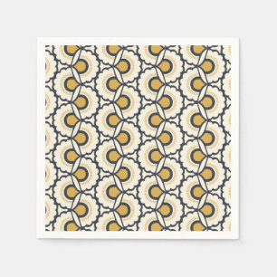 Geometrische Floral Pattern Servet