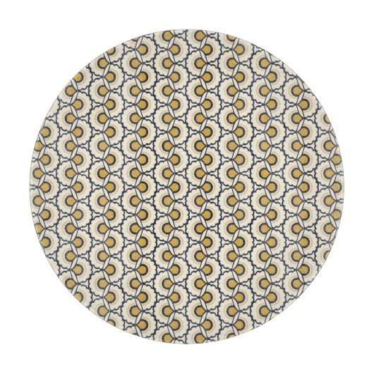 Geometrische Floral Pattern Snijplank (Voorkant)