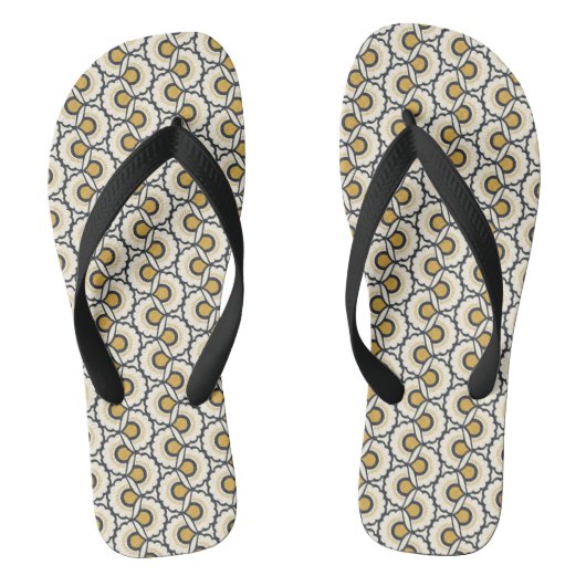 Geometrische Floral Pattern Teenslippers (Voetbed)