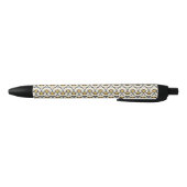 Geometrische Floral Pattern Zwarte Inkt Pen (Bodem)