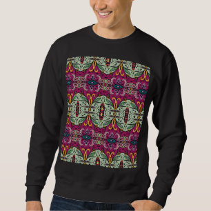 Geometrische Floral Tribal Etnische Doodle Trui