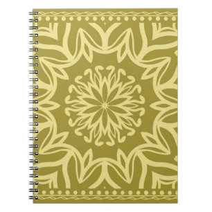 Geometrische florale achtergrond. Tribisch etnisch Notitieboek