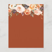 geometrische florale goudbrij - uitnodiging voor b (Achterkant)