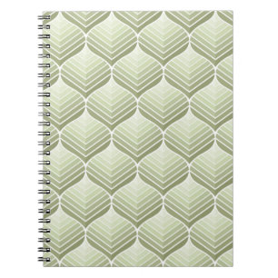 Geometrische florale vintage naadloos patroon. Abs Notitieboek