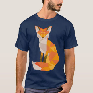 Geometrische Fo retro T-shirt