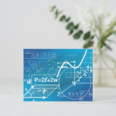 geometrische formule-briefkaart briefkaart (Staand voorkant)