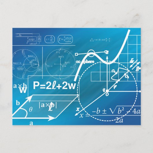 geometrische formule-briefkaart briefkaart (Voorkant)
