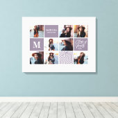 Geometrische foto afstuderen gepersonaliseerd cade canvas afdruk (Insitu (Houten vloer))
