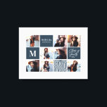 Geometrische foto afstuderen gepersonaliseerd cade canvas afdruk<br><div class="desc">Geometrische foto afstuderen gepersonaliseerd geschenk. De kleur kan worden veranderd. Een deel van een collectie.</div>