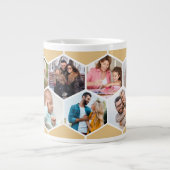 Geometrische foto collage 9 Afbeelding Giant Coffe Grote Koffiekop (Voorkant)