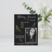 Geometrische fotobrochure briefkaart (Staand voorkant)