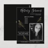 Geometrische fotobrochure briefkaart (Voorkant / Achterkant)