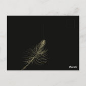 Geometrische fotobrochure briefkaart (Achterkant)