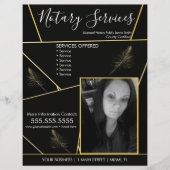 Geometrische fotobrochure flyer (Voorkant)