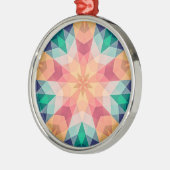 Geometrische fotografie Geometrisch kunstontwerp Metalen Ornament (Links)