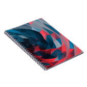 Geometrische fotografie Geometrisch Kunstontwerp P Notitieboek (Rechterzijde)