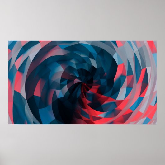 Geometrische fotografie Geometrisch kunstontwerp Poster (Voorkant)