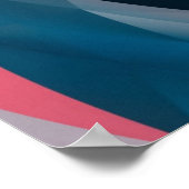 Geometrische fotografie Geometrisch kunstontwerp Poster (Hoek)