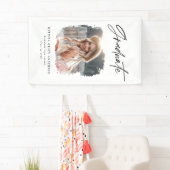 Geometrische fototypografie graduatie party decor spandoek (Insitu)