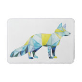 Geometrische fox-dieren badmat (Voorkant)