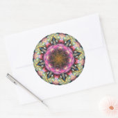 Geometrische Fractal Mandala Star Sticker (Envelop)