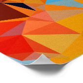 Geometrische Fractale Abstracte Wanddecoratie Poster (Hoek)