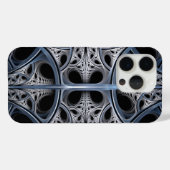 Geometrische fractale ritskunst Case-Mate iPhone case (Achterkant (horizontaal))