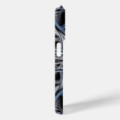 Geometrische fractale ritskunst Case-Mate iPhone case (Achterkant / Rechts)