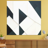 Geometrische Fragmenten Canvas Afdruk (Insitu (Woonkamer))