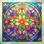 Geometrische Frosted Elegance Raamsticker (Vel 3)