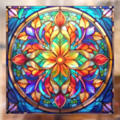 Geometrische Frosted Elegance Raamsticker (Vel 2)