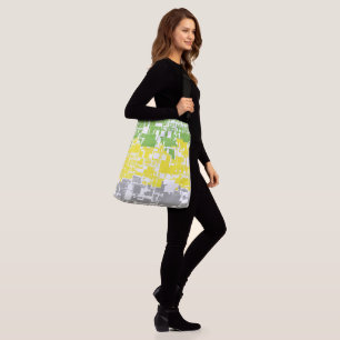 Geometrische Funky Abstract Lithromantic Pride Fla Crossbody Tas