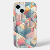 Geometrische fusie Case-Mate iPhone case (Achterkant)