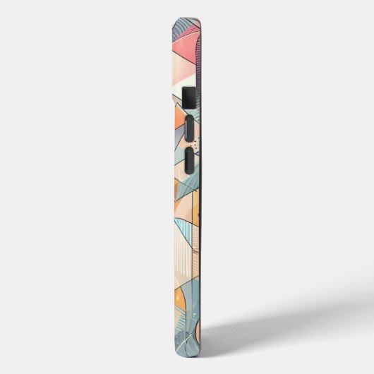 Geometrische fusie Case-Mate iPhone case (Achterkant / Links)