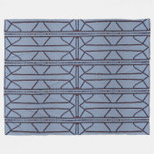 Geometrische fusie fleece deken (Voorkant (Horizontaal))