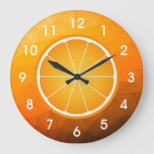 Geometrische gaas van de gietijzer van Sinaasappel Grote Klok (Voorkant)