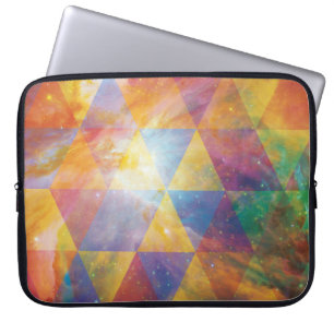 Geometrische galaxy Art Laptop Sleeve