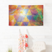 Geometrische galaxy Art Spandoek (Insitu)