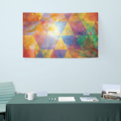 Geometrische galaxy Art Spandoek (Beurs)