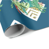  geometrische gaszuigerinstallatie cadeaupapier (Rol Hoek)