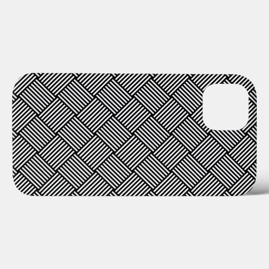 Geometrische gecontroleerde textuur Case-Mate iPhone case (Achterkant (horizontaal))