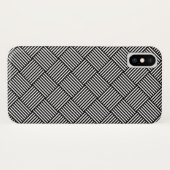 Geometrische gecontroleerde textuur Case-Mate iPhone case (Achterkant (horizontaal))