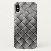 Geometrische gecontroleerde textuur Case-Mate iPhone case (Achterkant)