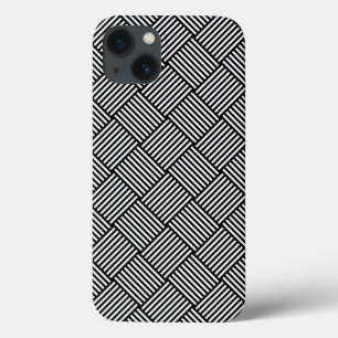 Geometrische gecontroleerde textuur iPhone 13 hoesje